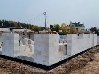  DS-1873 Кладка стен 1 этажа, армопояс, плита перекрытия